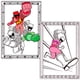 thumbnail image 2 of Set de libros para colorear Power Rangers 2 con pegatinas, 2 of 4