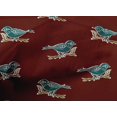 thumbnail image 4 of oneOone Cotton Poplin Fabric Branch & Bird Block Print Fabric By The Yard 56 Inch Wide, 4 of 4