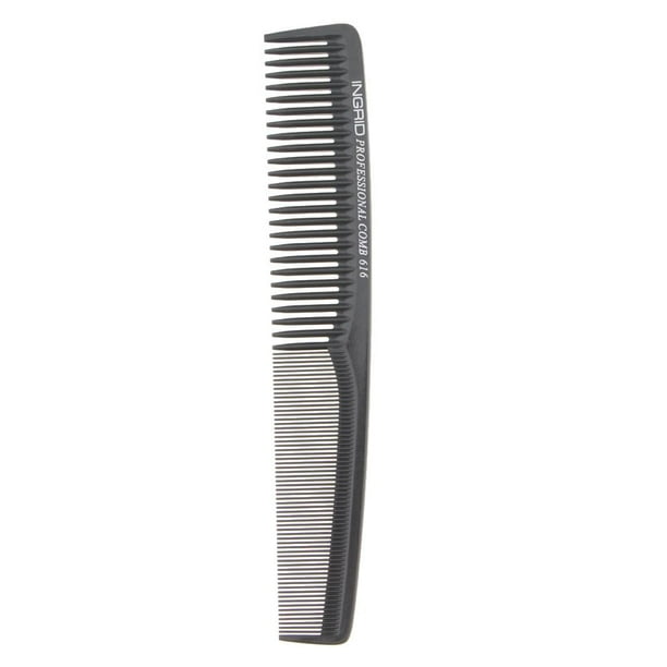 Práctico Peine de Cabello Antiestático Cepillo para Cabello de 2 Vías para Peluquero de Corte de Pelo Negro luz Baoblaze Peine de corte de pelo