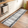 thumbnail image 2 of Farmhouse Rustic 2'x6' Runner Rugs for Hallway Kitchen Bedside Non Slip Washable, Vintage Country Wooden Grain Entryway Rug Runners with Rubber Backing, Long Carpet Runner for Laundry Room, 2 of 8