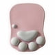thumbnail image 1 of Pink Non-Slip Gel Mouse Pad with Ergonomic Wrist Support and Cat Paw Design, 1 of 5