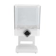 thumbnail image 5 of Square Dry Food Dispenser Single Cup Oatmeal Cereal Dispensing Machine Container White, 5 of 5