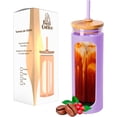 thumbnail image 1 of Termo Vaso Térmico de Vidrio Bluelander Baricoffee 600 ml Lila, 1 of 5