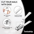 thumbnail image 3 of Cortauñas Swissklip, cabezal giratorio de 360 grados, acero inoxidable, 3 of 7