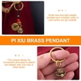 thumbnail image 6 of PTOOTP Vintage Brass Keychain Pendant, Retro Style Key for Everyday Carry and Outdoor Activities, 1 Piece, 6 of 8