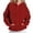 Red Hoodies for Women, variant on FNFHFY Graphic Hoodies for Women Polka Dot Printed Oversized Hoodie Y2k Sweatshirts Long Sleeve Hooded Sweatshirt Pullover Tops