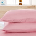 thumbnail image 3 of Deago Set of 2 Ultra Soft Microfiber Bed Pillow Case Pillow Covers with Envelope Closure - King Size/Pink, 3 of 8