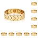 thumbnail image 3 of Guardurnaity de hombre Cadenas geométricas Brazalete Decoración Decoraciones Novio Joyería Citas Fiesta de cumpleaños Presente Joyas Oro 10Conjunto, 3 of 6