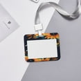 thumbnail image 6 of Susaid Sunflower Welcome A Print ID Badge Holder with Double-Sided Windows Horizontal Hard Plastic Case Black Card Protector Pouch for Office School ID Credit Cards, 6 of 7