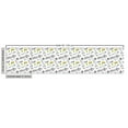 thumbnail image 2 of Ambesonne USA Fabric by the Yard Upholstery, Liberty Manhattan, 3 Yards, Yellow Grey White, 2 of 4