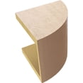 thumbnail image 6 of 8"W x 8"D x 8"H Wide Durham Rough Cedar Woodgrain TimberThane Corbel, Primed Tan, 6 of 6