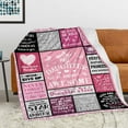 thumbnail image 4 of Daughter Birthday Gifts Blanket 60"x50", Gifts for Daughter from Mom, Daughters Gift from Mom Dad, Daughters Gift for Graduation Christmas Valentines Mothers Day, 4 of 6