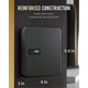 thumbnail image 2 of Key Cabinet with Combination Lock Wall-Mounted Key Storage Box with Resettable Combination Black Digital Security Box, 2 of 5