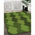 thumbnail image 2 of Ahgly Company Indoor Round Patterned Dark Forest Green Area Rugs, 7' Round, 2 of 6