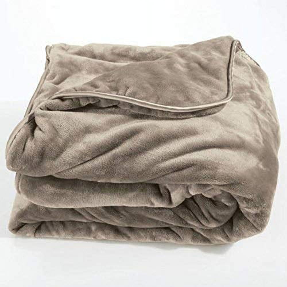 Brookstone Nap Weighted Blanket in Taupe Walmart
