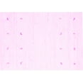thumbnail image 1 of Ahgly Company Indoor Rectangle Solid Pink Modern Area Rugs, 7' x 10', 1 of 4