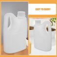 thumbnail image 3 of FONDOTIN 2pcs Empty Gallon Jugs With Caps White Plastic Liquid Storage Easy to Clean Commercial Use, 3 of 8