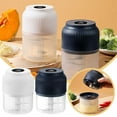 thumbnail image 2 of Food Processor & Electric Chopper - 3-in-1 Mini Blender for Food, Garlic, Veggies&meat - Wireless Portable Food Grinder with Rechargeable Battery, 2 of 8