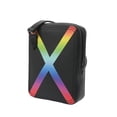 thumbnail image 3 of Pre-Owned LOUIS VUITTON Taiga Rainbow Danube Messenger Noir M30332 Men's Leather Shoulder Bag..., 3 of 11