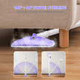 thumbnail image 6 of INSE Steam Mop, All-in-One Detachable Handheld Steam Cleaner with 11 Accessories for Floors, Upholstery, Carpet and Furniture, Purple, 6 of 10