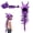 Purple, variant on Spinosaurus Plush Dino Outfit, Halloween Fun Dinosaur Skeleton Plush Costume with Spine Extension for Party Dress Up Fun Cosplay Outfit