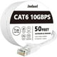 thumbnail image 1 of Cable Ethernet Jadaol Cat 6 de 15 m para exteriores e interiores, 10 Gbps, blanco, 1 of 6