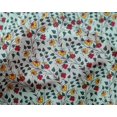 thumbnail image 4 of oneOone Silk Tabby Fabric Leaves & Floral Block Print Fabric By Yard 42 Inch Wide, 4 of 4