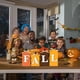 thumbnail image 3 of Decoración de otoño, 4 piezas de letreros de madera de otoño que incluyen decoraciones de mesa con bloques con letras de otoño, para la cosecha de granja, Acción de Gracias, hogar, oficina,, 3 of 5