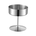 thumbnail image 4 of Vaso de postre de acero inoxidable Vaso para helado con base redonda Bocadillo versátil Dulces 400 ml, 4 of 9