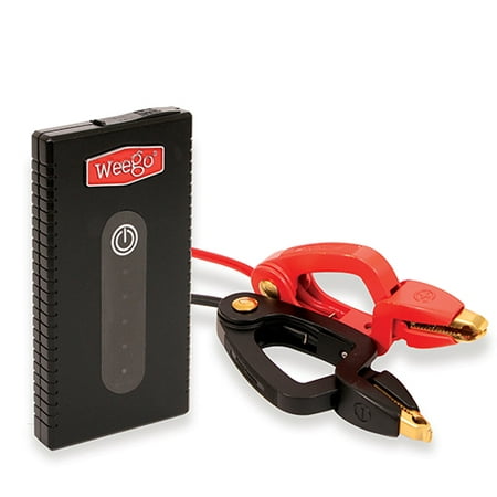 Weego 22s Jump Starter 1700 Peak 300 Cranking Amps Simple and Safe Lithium Ion Water Resistant USA Designed and