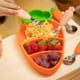 thumbnail image 3 of Juego De Alimentación De Silicona Para Bebé, Juego De Suministros De Alimentación En Forma De Zanahoria Con Tenedor, Cuchara, Cepillo De Limpieza De Paja Para Niños, 3 of 7