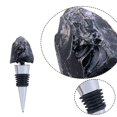thumbnail image 3 of Tapón de botella de vino de gama alta de jade de cristal natural - negro Yaoshi Adepaton CPB-DE-LYY1198-3, 3 of 5