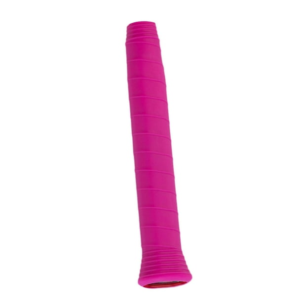 Cinta de agarre de la raqueta de bádminton sudor absorbente de raqueta de raqueta antideslizante Rosa rojo