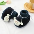 thumbnail image 4 of Fozruso Baby Girls Boys Warm Shoes Soft Booties Snow Comfortable Boots Toddler Warming And Fashion Cute Shoes Sizes 5.5 Toddler(Black), 4 of 6