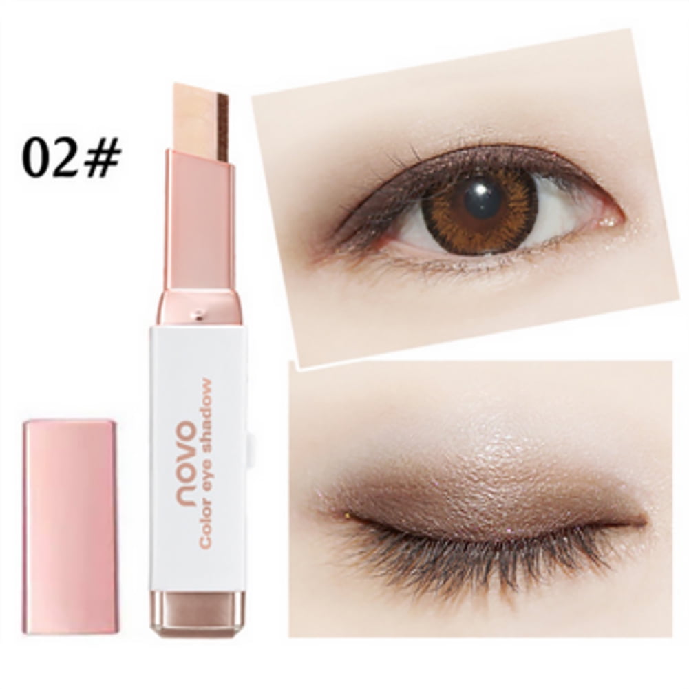 Manfiter 2020 Twocolor Eye Shadow Cream Pen Stereo Gradient Velvet Shimmer Eyeshadow Stick