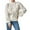 Beige, variant on Baqcunre Women's Sweaters Women's Round Neck Colorful Knit Pullover Sweater Crewneck Sweatshirts Fall Outfits Women Trendy Beige L