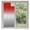 Gray Red, variant on Red Gray Ombre Privacy Window Film, Decorative Frosted Glass Window Film, Modern Gradient Abstract Art Reusable Peel and Stick Static Cling for Home Bathroom Office Glass Door 17.7"x39.3"