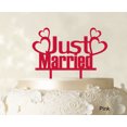 thumbnail image 1 of Couple Wedding Cake Topper Personalized Pink Cake Topper Color Option Available 5-7 Inches Wide, 1 of 1