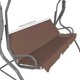 thumbnail image 4 of Bewildely Kit de toldo impermeable para columpio, columpio para jardín al aire libre, funda para silla marrón Jardín y Patio Marrón, 4 of 6