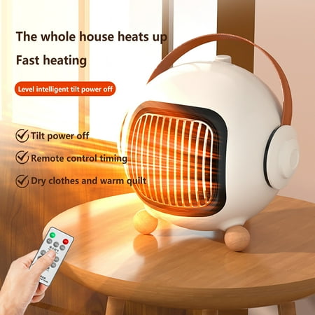 

Temperature Smart Portable Electric Heater Fast Heating Mini Desktop Fan Heater Winter Heating Warmer For Home Office Room Low Noise Air Heater
