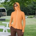 thumbnail image 2 of XINPING Women's Protective Sunscreen Jacket Ice Silk Summer Lightweight Long Sleeve Jacket Breathable for Summer Outdoors, 2 of 9