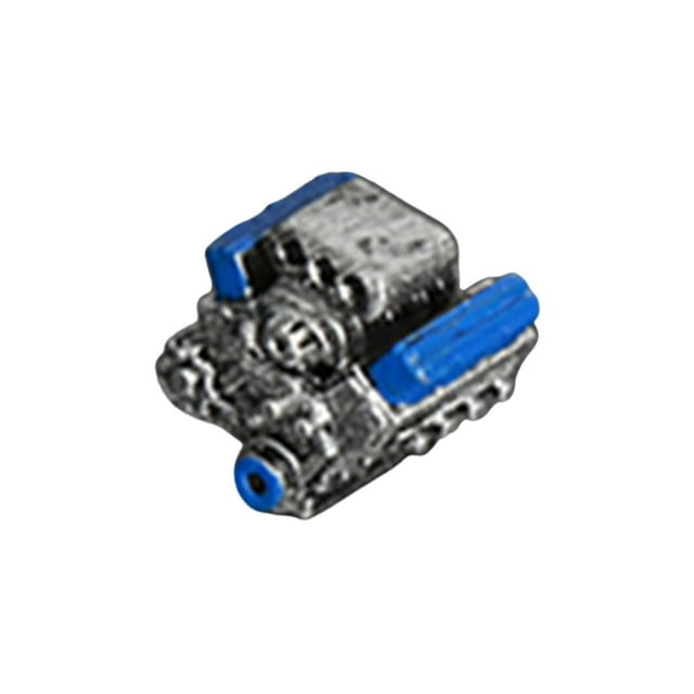 Yinanstore Miniature Engine Model ,Ornament ,1:64 Scene Decoration, Realistic Workshop Equipment Workshop Repair Prop Garage Scene Model Style B