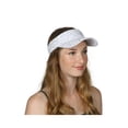 thumbnail image 1 of TopHeadwear Chapeau Visière à Paillettes - Blanc, 1 of 2