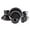 Black, variant on Organic Stoneware Sky Star 16pc Dinner Set Reactive Glaze, Black