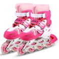 thumbnail image 1 of Patins à Roulettes pour Enfants Réglables Chaussures de Patinage en Ligne Patins à Roulettes d'Extérieur pour Garçons Filles, 1 of 8