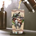 thumbnail image 5 of Baseball Dad Tumbler with Lid 20 oz Stainless Steel Insulated Thermal Cup Behind Every Baseball Player Gifts Sport Travel Mug on Fathers Day Birthday, 5 of 6
