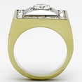 thumbnail image 2 of Anillo Color Oro Para Hombres de Acero Inoxidable Italiano Vicenza, 2 of 4
