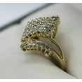thumbnail image 5 of 14k Yellow Gold Plated 2CT Round Cut Simulated Diamond Engagement Ring Women's, 5 of 5