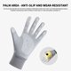 thumbnail image 5 of Guantes de invierno para mujer con forro polar y pantalla táctil, guantes deportivos para exteriores con dedos completos, mitones para mujer, 5 of 9