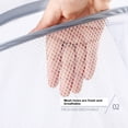 thumbnail image 3 of Cesto de ropa sucia plegable Injueey bolsa de almacenamiento de malla para ropa sucia Blanco, 3 of 6